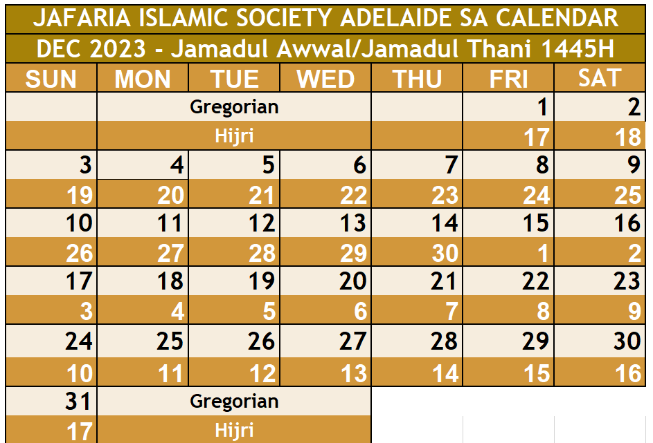 Jafaria Islamic Society Sa - Shia Community Adelaide